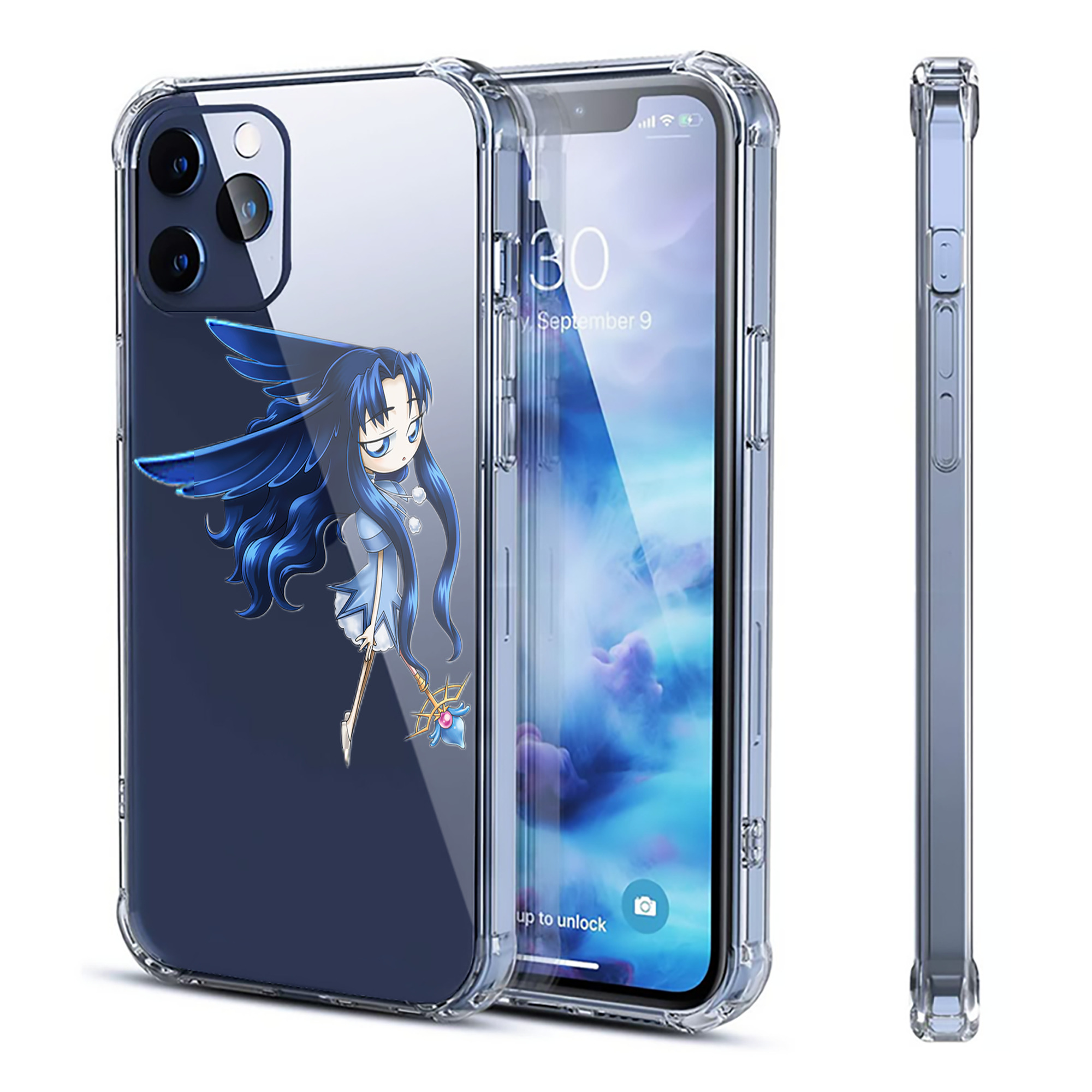 （画像用） 遊☆戯☆王 Yu-Gi-Oh! 【iPhone 12シリーズ対応】透明スマホケース（クリアソフトケース）